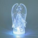 фото Фигурка ангелы с подсветкой высота 13 см,