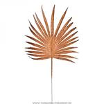 фото Изделие декоративное пальмовый лист длина 27см, бронза