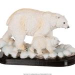 фото Фигурка белый медведь длина 26 см, высота 17 см, цвет.карт.упак.