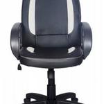 Фото №2 Кресло руководителя БЮРОКРАТ CH-826/B+WH вставки белый сиденье черный искусственная кожа