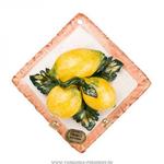 фото Вешалка для кухонных полотенец лимоны 13х13 см,
