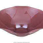 фото Чаша декоративная модерн розовая диаметр 22 см, высота 6 см,