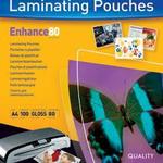 фото Расходные материалы Fellowes Lamination Pouches with Adhesive Back A4, 80 мкм, 100 шт.