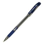 фото Ручка шариковая масляная CELLO "Finer", корпус прозрачный, игольчатый пишущий узел 0,3 мм, резиновый держатель, синяя