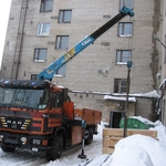 фото Доставка с разгрузкой манипулятором Санкт-Петербург