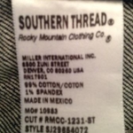 Фото №4 Оригинальные джинсы из США Southeru Thread" и "Сinch"