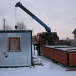 фото Перевозка 20 фут контейнеров манипулятором Санкт-Петербург