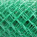 фото Сетка плетеная оцинкованная ПВХ ( зеленая) 1.5 Х 10 50х50х2,5