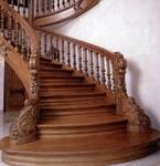 фото Деревянные лестницы из массива