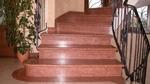 Фото №2 Лестницы: ступени, балясины и перила из мрамора гранита в Астане