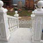 Фото №11 Балясины, перила, столбы, ступени из мрамора