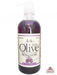 фото 074732 Olive well-being foam bath (grape seed) Пена для ванны/гель для душа с экстрактом оливы и виноградных косточек, объем 0,75 л