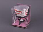 Фото №2 Набор фондю : чаша+4 вилочки+свеча+метал подставка диаметр=12 см. Hebei Grinding (470-071)
