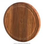 фото Доска разделочная деревянная круглая бук диаметр 19 см, толщина 2 см,