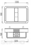 фото Мебель для ванной комнаты GOLSTON-B924(размер 130см)