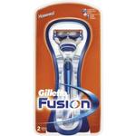 фото Бритва GILLETTE (Жиллет) "Fusion", с 2 сменными кассетами, для мужчин