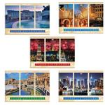 фото Альбом для рисования, 40 л., HATBER VK, обложка мелованный картон, 100 г/м2, "Города мира" (5 видов)