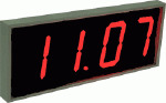 фото Офисные электронные настенные часы В100СМ-4