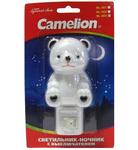 фото Ночник Camelion NL-005 (мишка с выключателем, 220В, 7Вт)