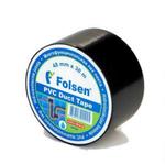 фото Гидроизоляционная PVC лента Folsen 48ммх30м чёрная 05164
