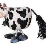 фото Статуэтка с качающейся головой "черно-белая корова" 12*7*10,8 см. Hebei Grinding (125-081)