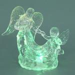 фото Фигурка "ангелы" с подсветкой высота=14 см. Polite Crafts&amp;gifts (786-148)