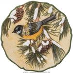 фото Тарелка декоративная птица диаметр 20 см, высота 4 см,