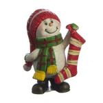 фото Фигурка "снеговик" 5*3.5*8.5 см.без упаковки Polite Crafts&amp;gifts (156-402)