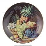 фото Тарелка настенная декоративная фрукты диаметр 20,5 см.