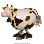 фото Статуэтка с качающейся головой коричневая корова 16,5х10,2х13,3 см