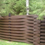фото Деревянный забор Z-09
