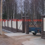 Фото №3 Производство бетонных заборов, заборные блоки, крышка забора КЗ-40.