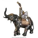 фото Статуэтка африканка на слоне 37х15 см, высота 44 см,