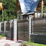 Фото №3 Производство декоративных заборов, бетонные заборные блоки, Крышка Столба КС-40.