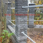 Фото №2 Заборы бетонные производство, декоративные заборные блоки, Блок Столба БС СКАЛА .