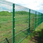 фото Забор из 3D сварной сетки высотой 1,5м