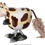 фото Статуэтка с качающейся головой коричневая корова 10,8х7х10,8 см,