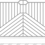 фото Кованый забор З-023 (1.8м. x 2.8 м)
