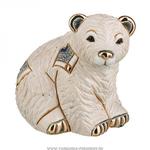 фото Статуэтка декоративная полярный медведь 8х6 см, высота 7,5 см,
