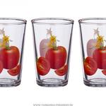 фото Набор стаканов из 3 шт, томаты 200 мл,