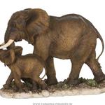 фото Фигурка слон со слонёнком 38х17 см, высота 26 см,