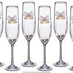 фото Набор бокалов для шампанского из 6 шт. виола q8417 190 мл. высота 24 см.