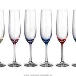 фото Набор бокалов для шампанского из 6 шт, виола q8417 190 мл, высота 24 см,