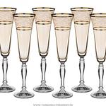 фото Набор бокалов для шампанского из 6 шт, виктория амбер 180 мл,