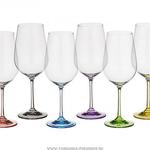 фото Набор бокалов для вина из 6 шт, rainbow 550 мл,
