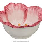 фото Салатник цветок диаметр 12 см, розовый