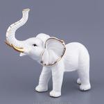 фото Фигурка слон белый 23х10 см, высота 25 см,