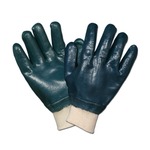 фото Перчатки нитриловые с полным покрытием (манжет резинка) двойной облив (Перчатки, рукавицы, краги)