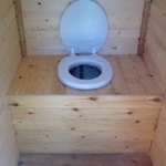 Фото №2 Туалетная кабина дачная в сборе - от производителя. Доставка.