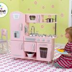 Фото №6 Кухня детская из дерева "Винтаж", цвет Розовый (Pink Vintage Kitchen) (53179_KE)